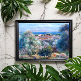 Póster Vistas al mar por August Renoir