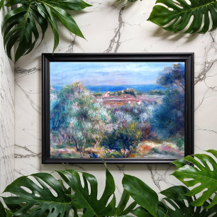 Póster Vistas al mar por August Renoir