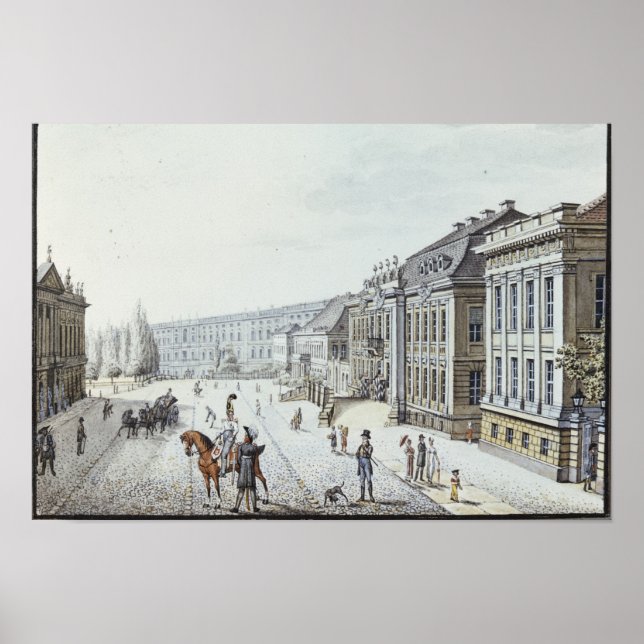 Póster Vistas al Palacio Real, Berlín (Frente)