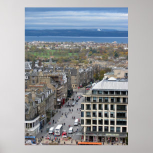 Póster Vistas de Edimburgo Escocia