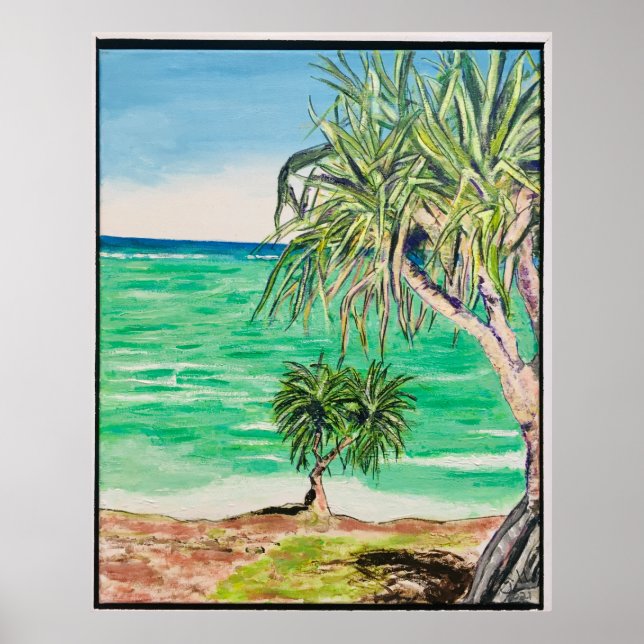 Póster Vistas de isla (Frente)