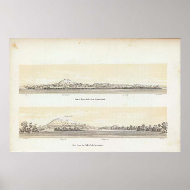 Póster Vistas de Mt Diablo (Frente)