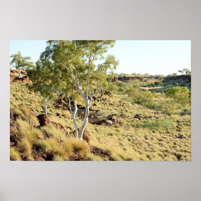 Póster Vistas de valle (Frente)