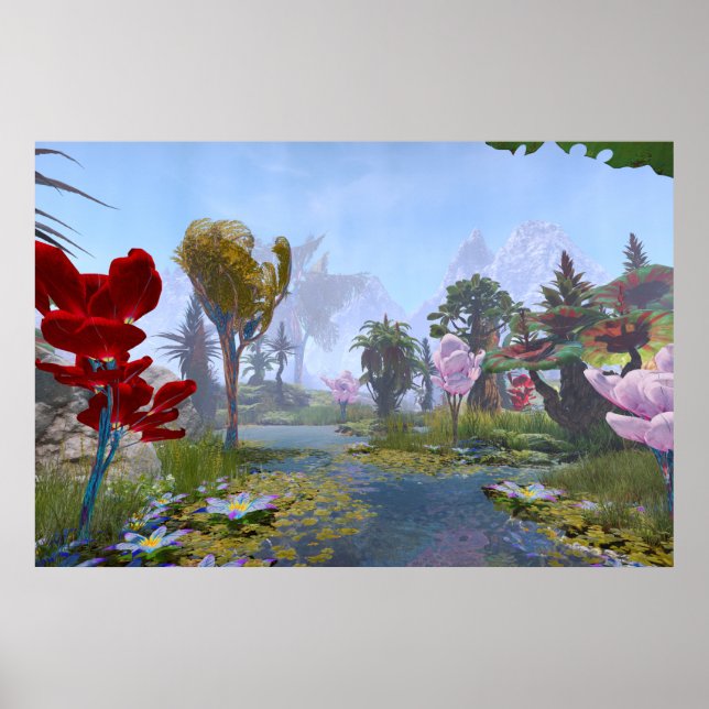 Póster Vistas del avión Astral (Frente)