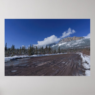 Póster Vistas majestuosas de la montaña del Castillo