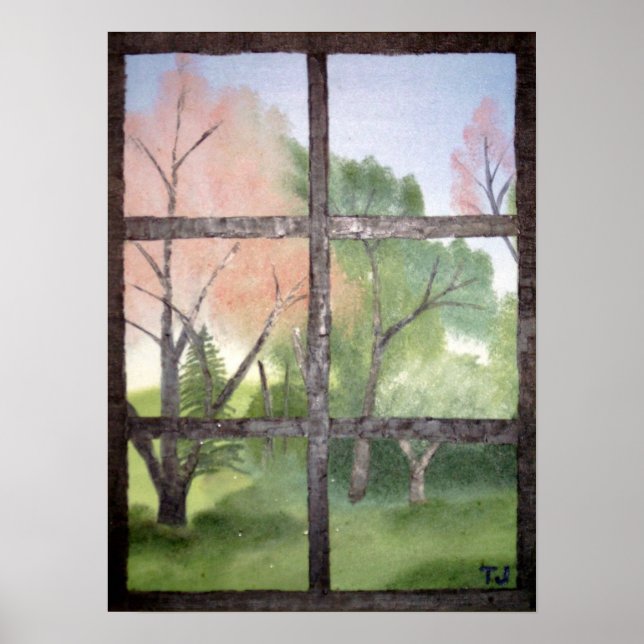 Póster Vistazo de patio trasero (Frente)