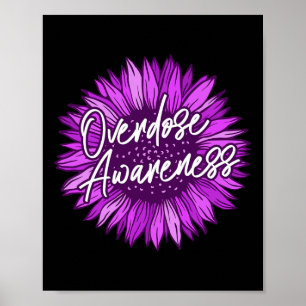 Póster Viste Sobredosificación Púrpura Conciencia Regalos