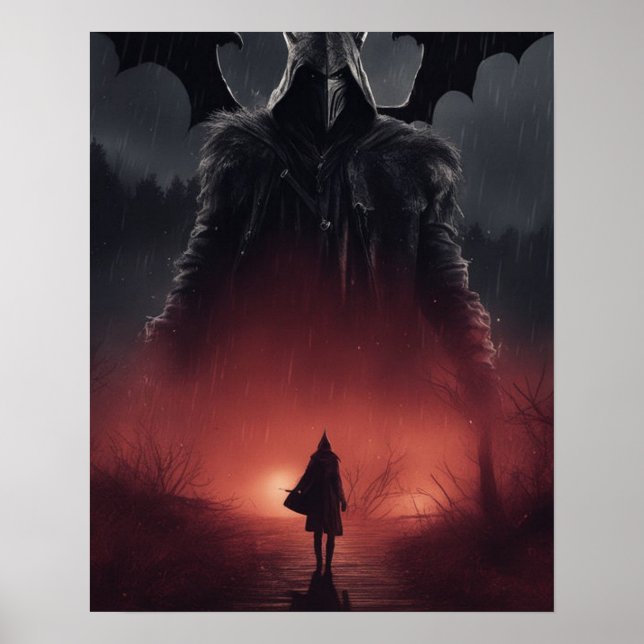 Póster Vistosos vistazos: Poster hiperrealista de Hallowe (Frente)