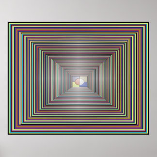 Póster Visualización de la meditación de concentración