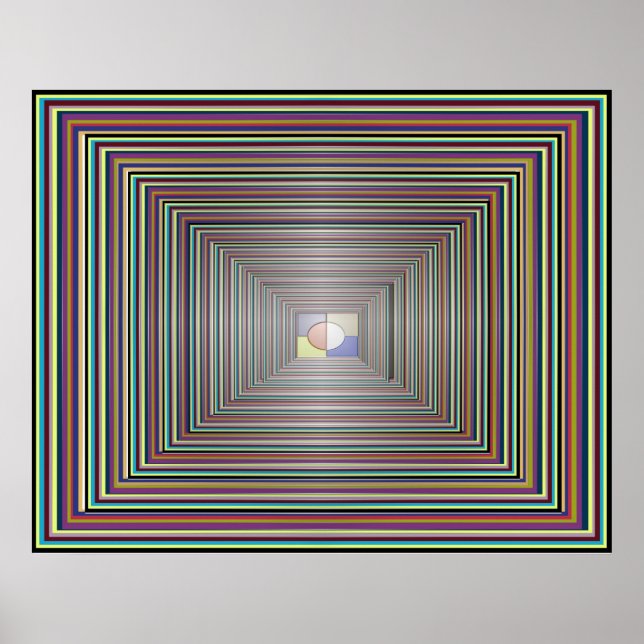 Póster Visualización de la meditación de concentración (Frente)