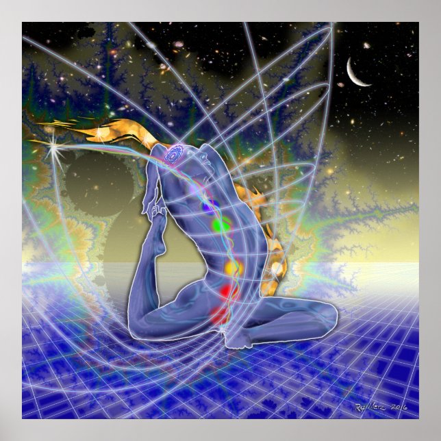 Póster Visualización de Raja Kapotasana (Frente)