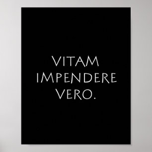 Póster Vitam Impendere Vero