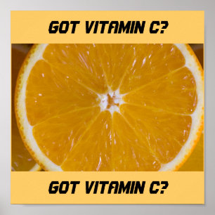 Póster ¿Vitamina C conseguida?