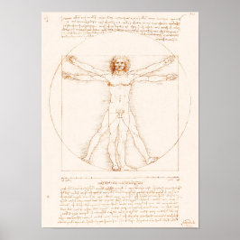 Póster Vitruista | Leonardo da Vinci |