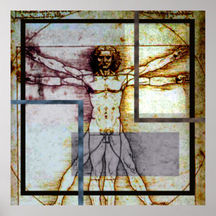 Póster Vitruvian Man Poster