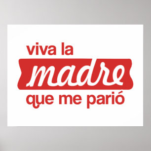 Póster Viva la madre que me parió