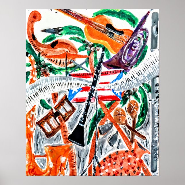 Póster Viva La Música (Frente)