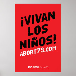 Póster ¡Vivan los Niños! Poster (Abort73.com)