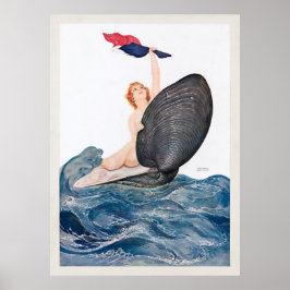 Póster Vive la Francia