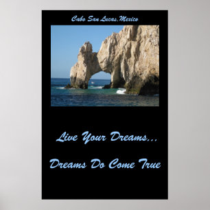 Póster Vive su poster de los sueños