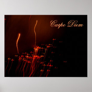 Póster ¡Vive tu vida brillando como un fuegos artificiale