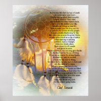 "Vive tu vida" Tecumseh Dreamcatcher sunset
