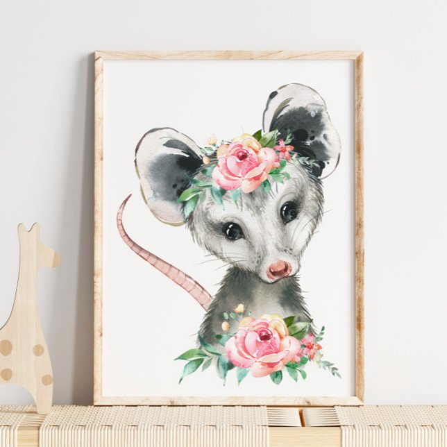 Póster Viverito de Animales del Bosque Cría de Zarigüeya  (Subido por el creador)