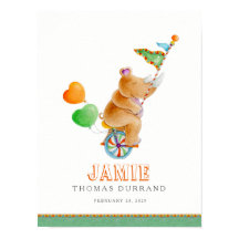 Vivero de circo caprichoso con rinoceronte marrón 