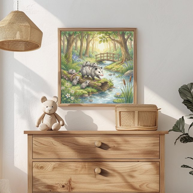 Póster Vivero de Mama Zarigüeya y Cachorros (Subido por el creador)