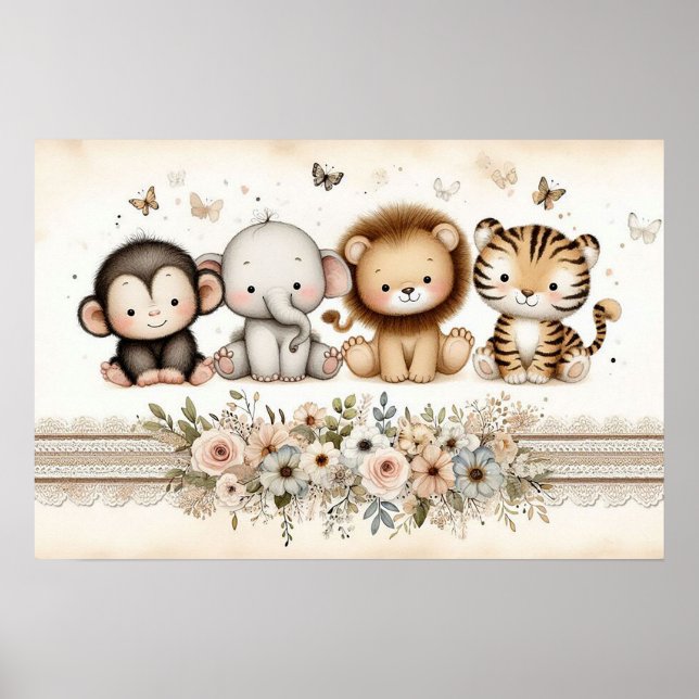 Póster Viveros de Animales de la Jungla 2 (Frente)