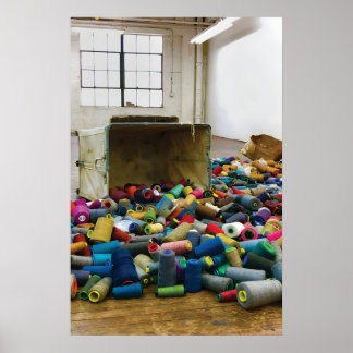 Póster Vivid Colors Photograph Print of the inside of the