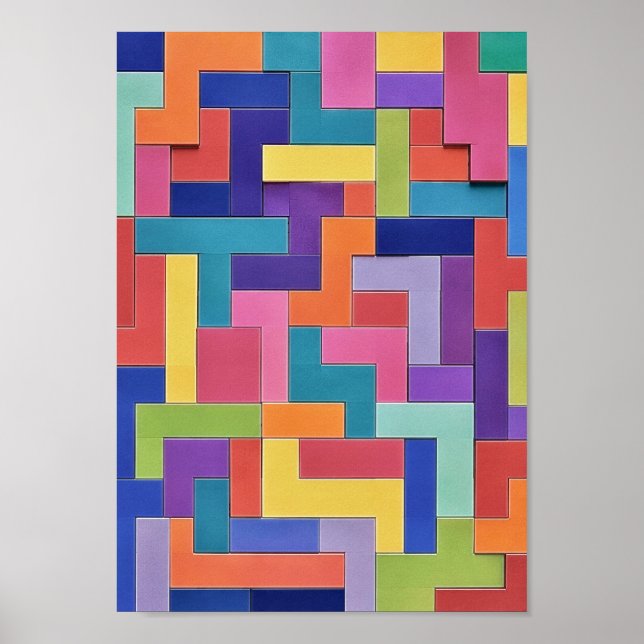 Póster  Vivid Grid (Frente)