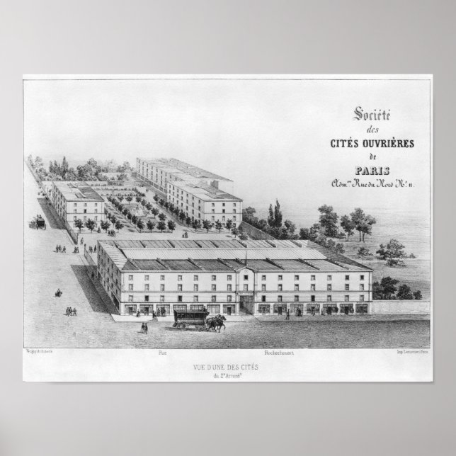 Póster Vivienda de trabajadores (Frente)