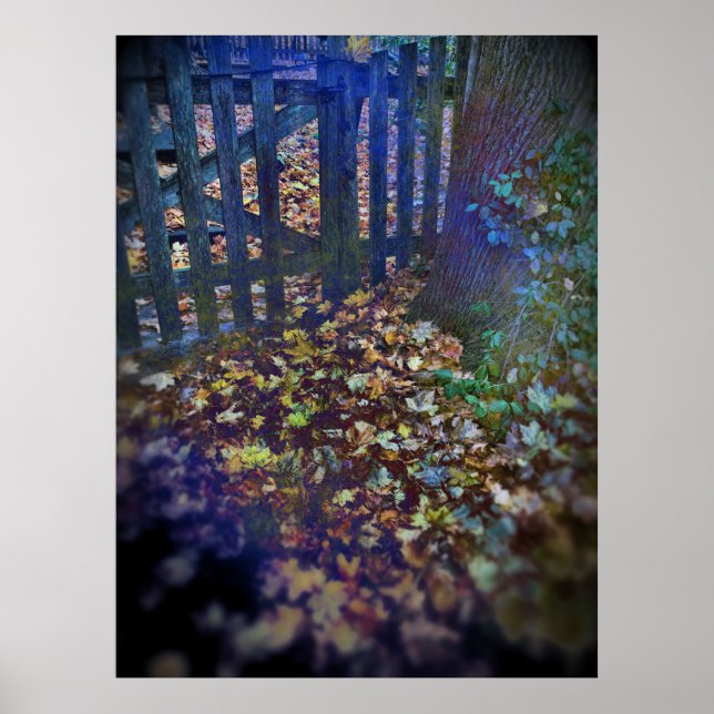 Póster Viviendo en un Poster comunitario cerrado (Frente)