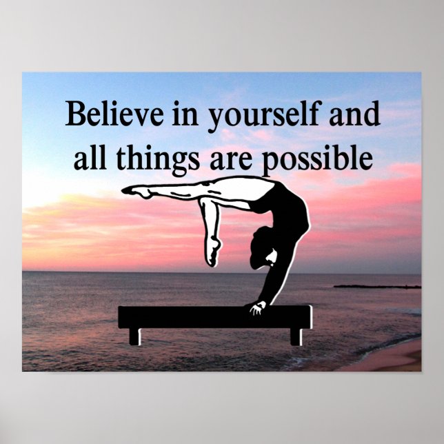 PÓSTER VIVIENDO MI SUEÑO GIMNASTICO (Frente)