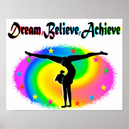 PÓSTER VIVIENDO MI SUEÑO GIMNASTICO