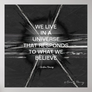 Póster Vivimos En Un Universo