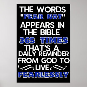 Póster Vivir con miedo