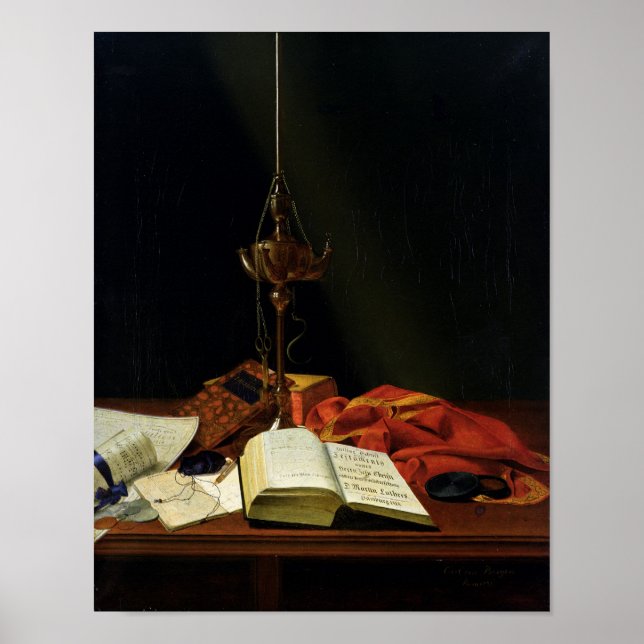 Póster Vivir con una Biblia, 1821 (Frente)