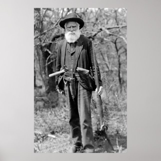 Póster Vivir fuera de la tierra, 1904 (Frente)