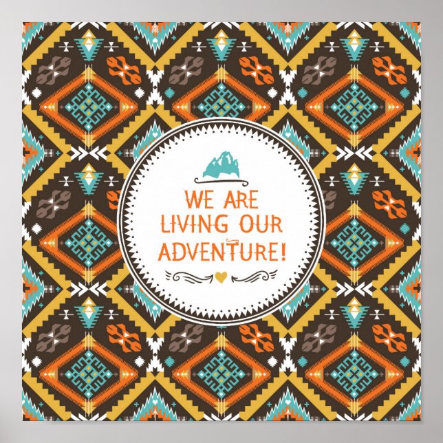 Póster Vivir nuestra aventura (Frente)