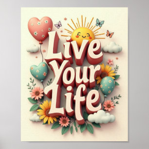 Póster Vivir tu vida