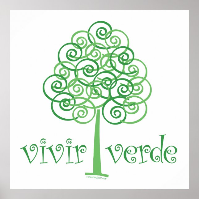 Póster Vivir Verde (Frente)