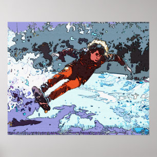 Póster Vivo En Raza - Mochila de Carreras para skateboard