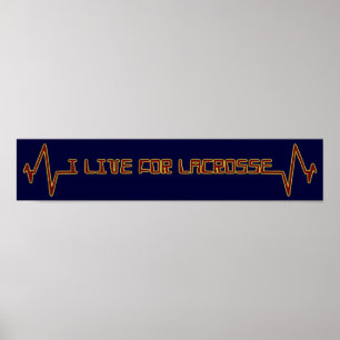 Póster Vivo por Lacrosse (rojo)