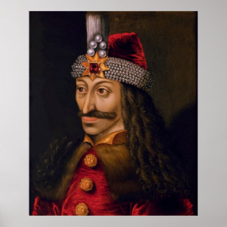 Póster Vlad Tepes Dracula Impaler Voivode de Wallachia