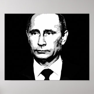 Póster Vladamir Putin enfrenta