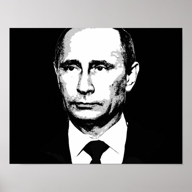 Póster Vladamir Putin enfrenta (Frente)
