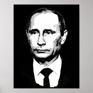 Póster Vladamir Putin enfrenta