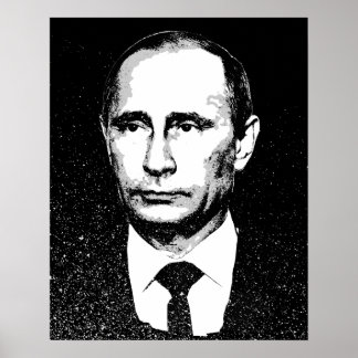 Póster Vladamir Putin enfrenta